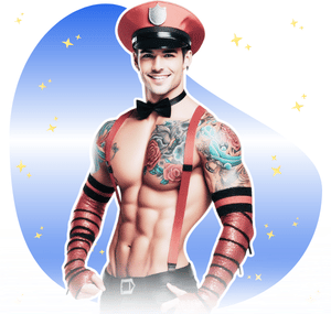 gogo boy fantasia de bombeiro