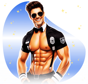 gogo boy fantasia policial para festa
