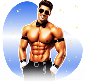 gogo boy fantasiado para festa