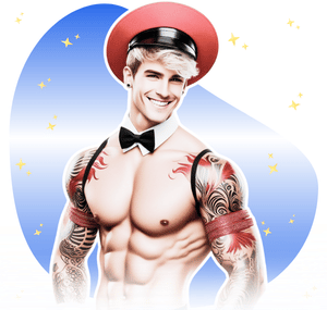 gogo boy loiro bombeiro