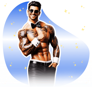 gogo boy para cha de lingerie